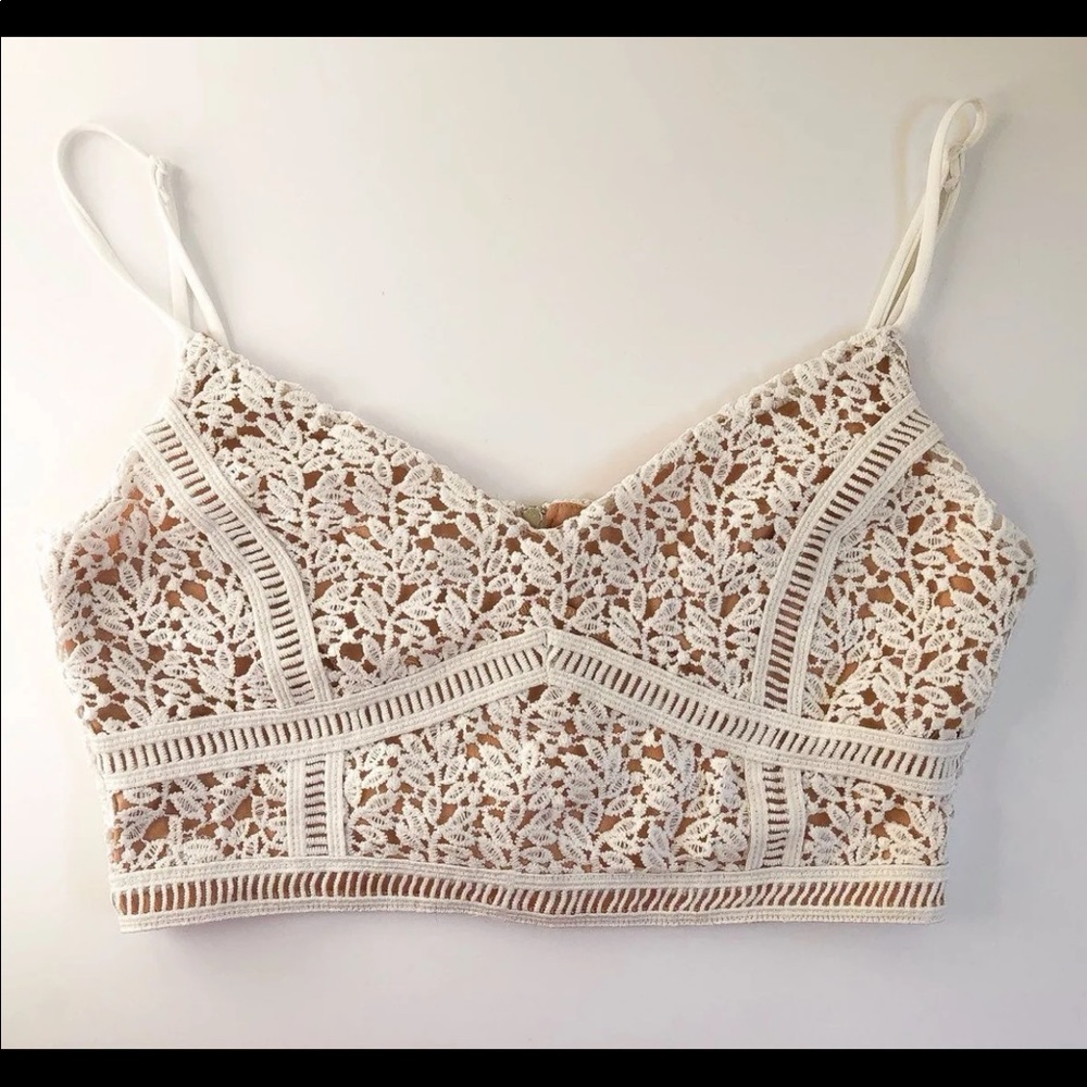 Kendall and Kylie Bustier Floral Top